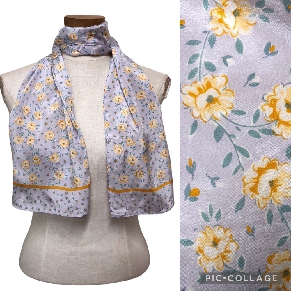 Jacqueline Ferrar Silk Cottage Floral Scarf